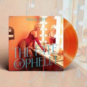 Taylor Swift The Fate of Ophelia 7” Single Portofino Orange Glitter Vinyl SEALED
